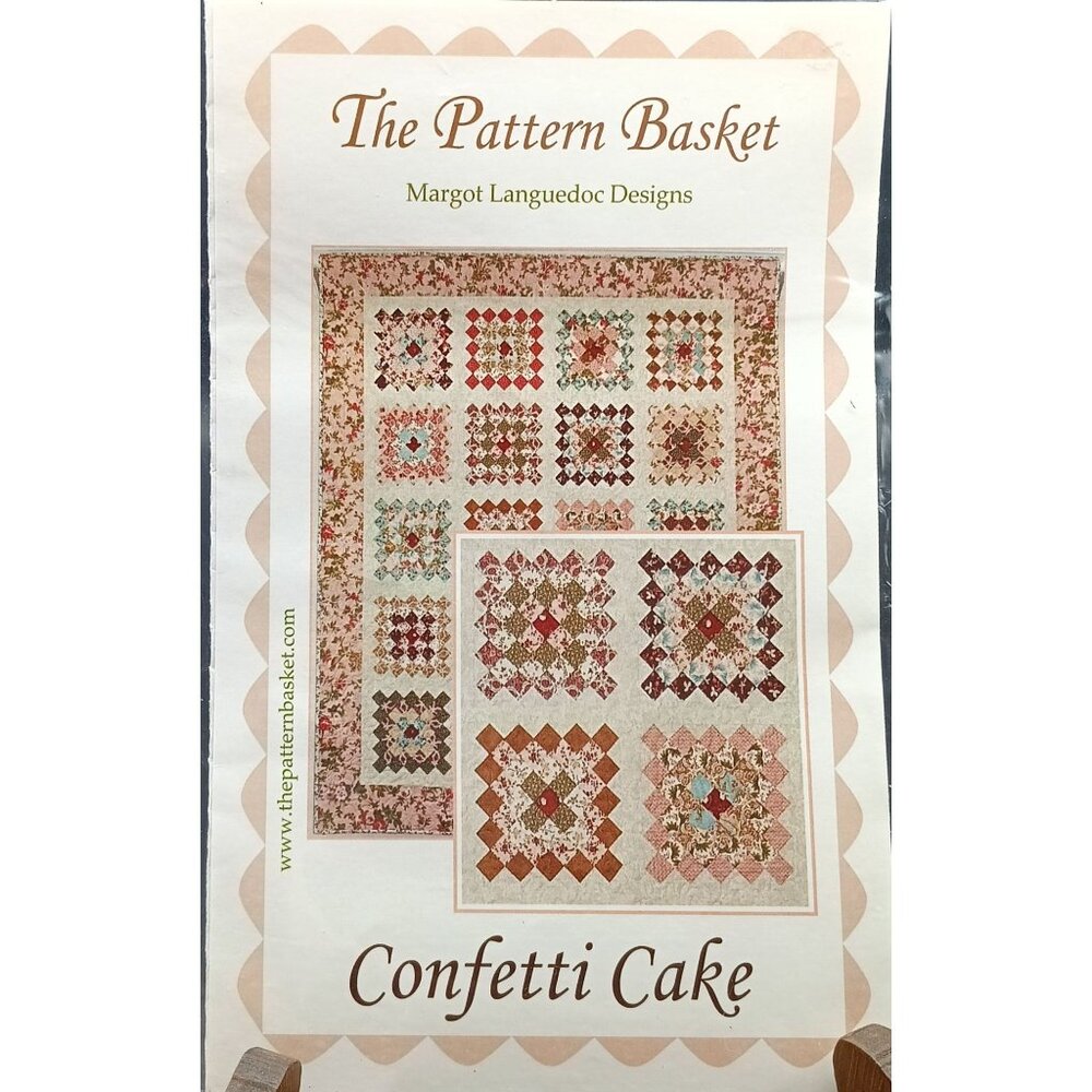 Confetti Cake Quilt Pattern By The Pattern Basket